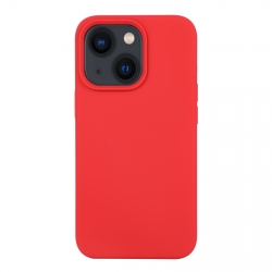 iPhone 14 Plus Θήκη Σιλικόνης Κόκκινη Liquid Silicone Phone Case Carmine Red