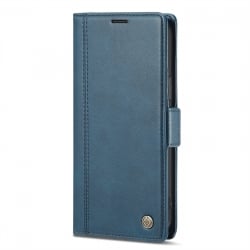 iPhone 14 Pro Θήκη Βιβλίο Μπλε LC.IMEEKE Magnetic Buckle Horizontal Flip Case Blue