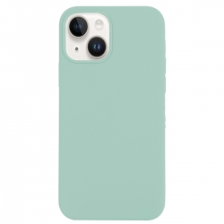 iPhone 14 Θήκη Σιλικόνης Βεραμάν Solid Silicone Phone Case Emerald Green