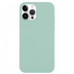 iPhone 14 Pro Θήκη Σιλικόνης Βεραμάν Solid Silicone Phone Case Emerald Green