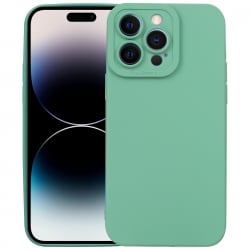 iPhone 14 Pro Max Θήκη Σιλικόνης Πράσινη Liquid Silicone Full Coverage Phone Case Green