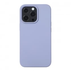 iPhone 14 Pro Max Θήκη Σιλικόνης Μωβ - Γκρι Liquid Silicone Phone Case Lavender Grey