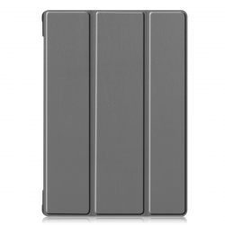 Θήκη Lenovo M10 FHD REL TB-X605FC Γκρι Custer Pattern Pure Color Horizontal Flip Case Grey