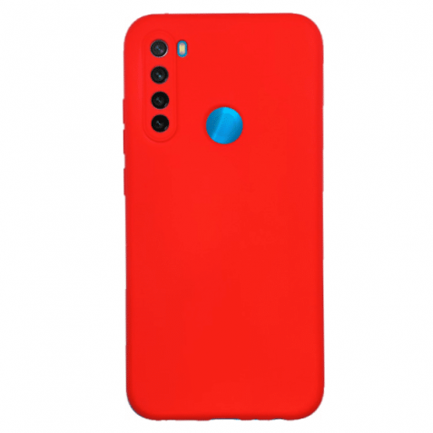 Xiaomi Redmi Note 8T Θήκη Σιλικόνης Κόκκινη Soft Touch Silicone Rubber Soft Case Red