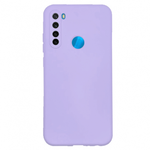 Xiaomi Redmi Note 8T Θήκη Σιλικόνης Μωβ Soft Touch Silicone Rubber Soft Case Purple