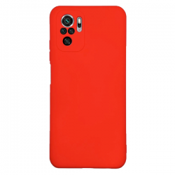 Xiaomi Redmi Note 10 4G / Note 10S / Poco M5s Θήκη Σιλικόνης Κόκκινη Soft Touch Silicone Rubber Soft Case Red