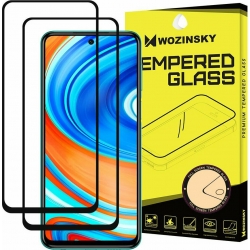 iPhone 14 Pro Max 2 ΤΕΜΑΧΙΑ Προστατευτικό Τζαμάκι Wozinsky Super Durable Full Glue Full Face Tempered Glass Μαύρο