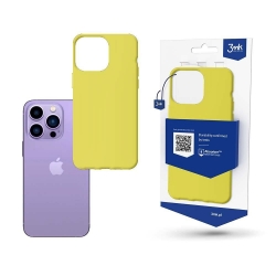 iPhone 14 Pro Θήκη Σιλικόνης Κίτρινη 3MK Matt Case Lime