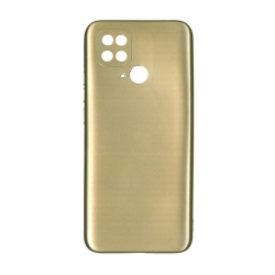 Xiaomi Redmi 10C Θήκη Σιλικόνης Χρυσή Metallic Silicone Case Gold