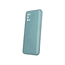 Samsung Galaxy A03s Θήκη Σιλικόνης Πράσινη Metallic Silicone Case Green