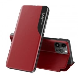 iPhone 14 Pro Θήκη Βιβλίο Κόκκινο Eco Leather View Case Red