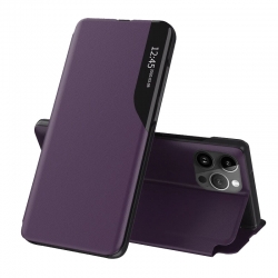iPhone 14 Pro Θήκη Βιβλίο Μωβ Eco Leather View Case Purple