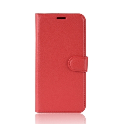 iPhone 11 Θήκη Βιβλίο Κόκκινο Litchi Texture Horizontal Flip Case Red