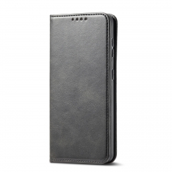 Xiaomi Redmi 9C / Redmi 10A Θήκη Βιβλίο Μαύρο Calf Texture Magnetic Horizontal Flip Case Black