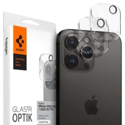 iPhone 14 Pro / 14 Pro Max Αντιχαρακτικό Γυαλί για την Κάμερα 2 Τεμάχια Spigen OPTIK.TR Camera Protector Crystal Clear AGL05228