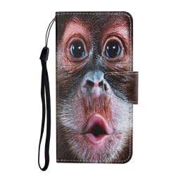 Samsung Galaxy A33 5G Θήκη Βιβλίο Colored Drawing Pattern Flip Case Monkey