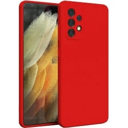 Samsung Galaxy A53 5G Θήκη Σιλικόνης Κόκκινη Soft Touch Silicone Rubber Soft Case Red