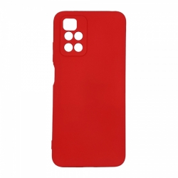 Xiaomi Redmi 10 / Redmi 10 2022 Θήκη Σιλικόνης Κόκκινη Soft Touch Silicone Rubber Soft Case Red