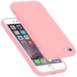 iPhone 6 Plus / 6s Plus Θήκη Σιλικόνης Ροζ Soft Touch Silicone Rubber Soft Case Pink