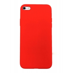 iPhone 6 Plus / 6s Plus Θήκη Σιλικόνης Κόκκινη Soft Touch Silicone Rubber Soft Case Red