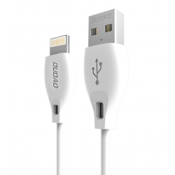 Dudao Regular USB to Lightning Cable 2.4A Λευκό 1m L4L