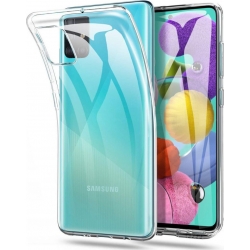 Samsung Galaxy A71 Θήκη Σιλικόνης Διάφανη TPU Silicone Case 1mm Transparent