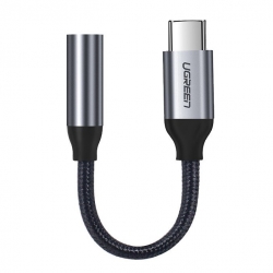 Ugreen Μετατροπέας USB-C male σε 3.5mm female Γκρι (30632)