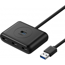 Ugreen USB 3.0 Hub 4 Θυρών με σύνδεση USB-A με καλώδιο 0.5m (20290)